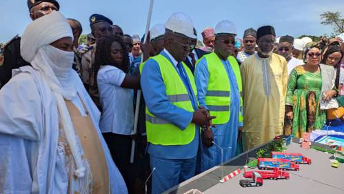 Foundation stone Ngaoundere Trucker Facility